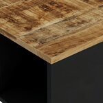 vidaXL Table basse 60x50x35 cm bois de manguier massif