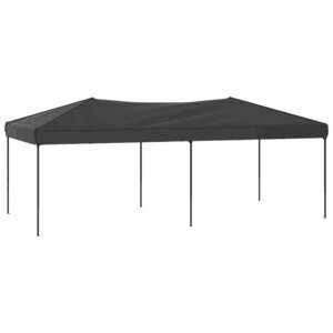 vidaXL Tente de réception pliable Anthracite 3x6 m