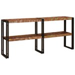 vidaXL Table console 160x33x75 cm en bois massif récupéré