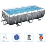 Bestway Ensemble de piscine Power Steel 404x201x100 cm