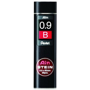 Etui de 36 mines 0 9 mm AIN STEIN C279 dureté B x 12 PENTEL