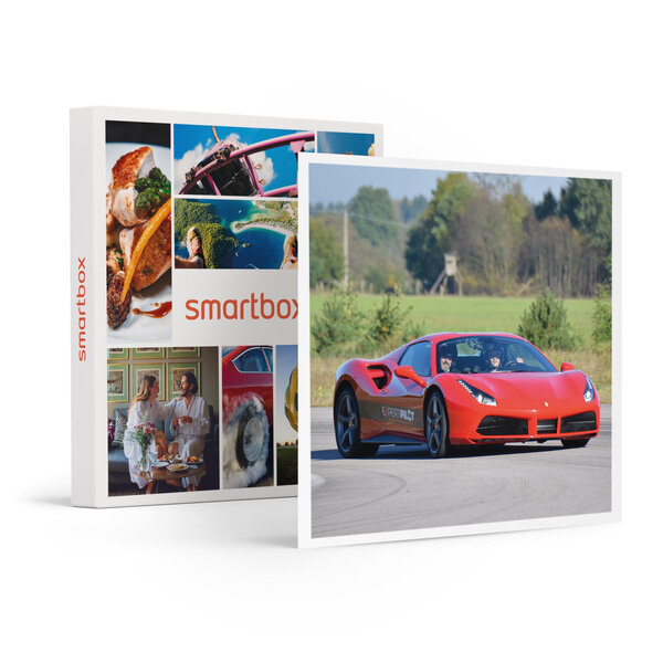 SMARTBOX - Coffret Cadeau 4 tours au volant d'une Ferrari F488 sur le circuit de Dijon-Prenois -  Sport & Aventure
