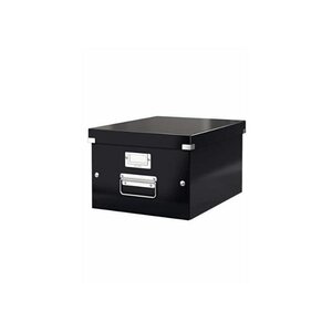 Boîte de rangement Click & Store WOW A4 noir LEITZ