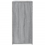 vidaXL Buffet sonoma gris 79x38x80 cm bois d'ingénierie