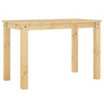 vidaXL Table à manger Panama 117x60x75 cm bois massif de pin