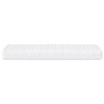 vidaXL Lit de jour avec matelas crème 90x200 cm tissu