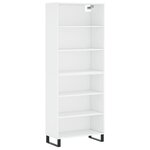 vidaXL Buffet blanc 69 5x32 5x180 cm bois d'ingénierie