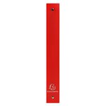Classeur 4 anneaux 30 mm polypropylène Opaque A4 maxi Rouge EXACOMPTA