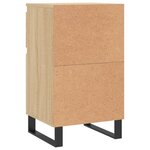 vidaXL Buffets 2 Pièces chêne sonoma 40x35x70 cm bois d'ingénierie