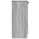 vidaXL Buffet Sonoma gris 30x30x70 cm Bois d'ingénierie