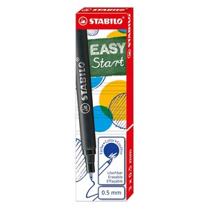 Boîte Pack de 3 recharges STABILO EASYoriginal 0 5 mm Bleu effaçable STABILO