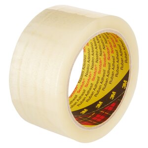 Ruban adhésif polypropylène scotch 371 extra-résistant 47 microns 50 mm x 66 m - transparent - lot de 6