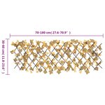 vidaXL Treillis de feuille d'érable artificiel extensible 5 Pièces