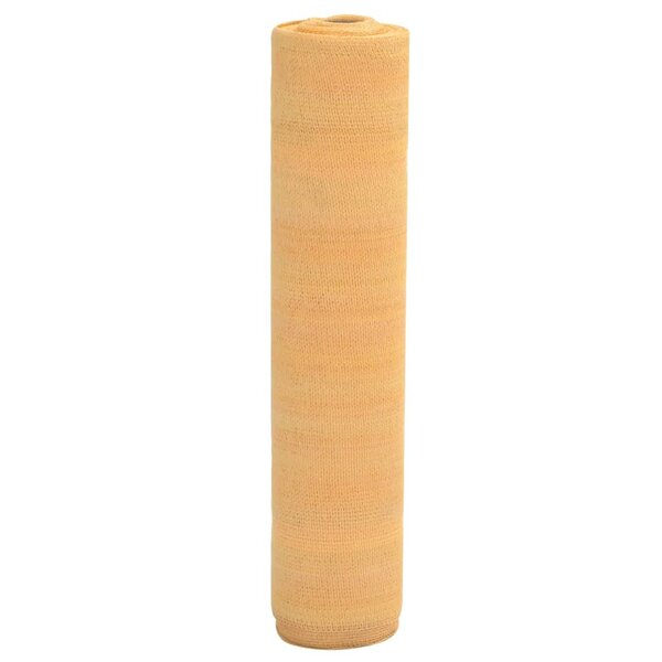 vidaXL Filet brise-vue sable 1x25 m PEHD 150 g/m²