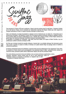 Document philatélique - 50 ans de Souillac en Jazz