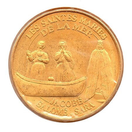 Mini médaille monnaie de paris 2009 - les saintes maries de la mer