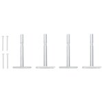 vidaXL Étagères à tiroir murales 2 Pièces Chêne et blanc 60x23 5x10cm MDF