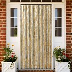 vidaXL Rideau anti-mouches beige 100x200 cm chenille