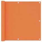 vidaXL Écran de balcon Orange 90x300 cm Tissu Oxford