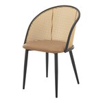 Lot de 2 chaises de salle à manger 82 x 56 x 55 cm marron 03_0006724