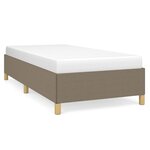 vidaXL Cadre de lit Taupe 90x200 cm Tissu