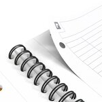 NOTEBOOK A4+ spiralé 160 pages lignée 6 mm orange OXFORD