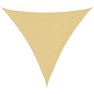 vidaXL Voile d'ombrage sable 5x5x5 m 100   polyester oxford