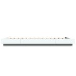 vidaXL Cadre de lit blanc 75x190 cm bois d'ingénierie