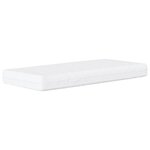 vidaXL Lit avec matelas vert foncé 90x200 cm velours
