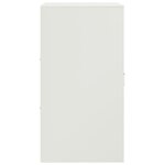 vidaXL Buffet blanc 34 5x39x73 cm acier