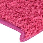 vidaXL Tapis d'escalier 15 Pièces 65x21x4 cm Rose