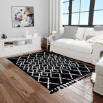 Tapis de salon FAS 80 x 150 cm - Noir