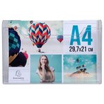 Distributeur De Prospectus Horizontal A4 - Cristal - X 5 - Exacompta