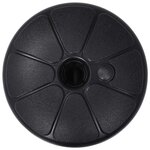 vidaXL Socle de parasol Rempli de sable/d'eau 15 L Noir