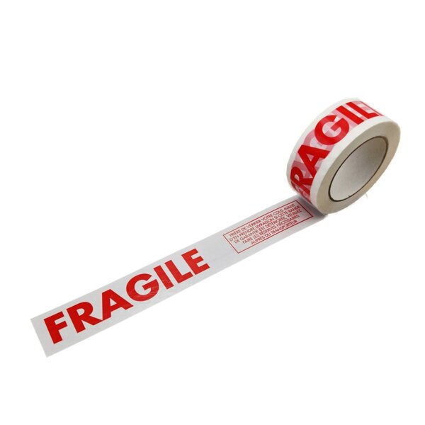 Lot de 3 rouleaux adhésifs fragile  silencieux : 48 mm x 100 mètres