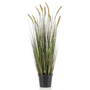 Emerald Herbe de sétaire artificielle pot de plastique Automne 90 cm