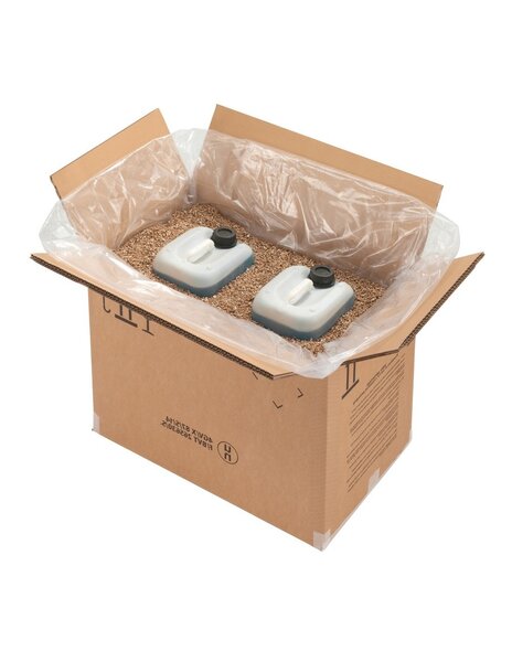 (lot de 5 caisses) caisse carton homologuée onu 400 x 300 x 300mm