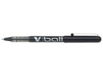 Stylo roller V Ball VB5 Encre liquide Pte métal Fine Noir PILOT
