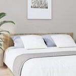 vidaXL Tête de lit Chêne sonoma 200x1 5x80 cm Bois d'ingénierie