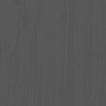 vidaXL Salon de jardin 6 Pièces avec coussins gris bois massif