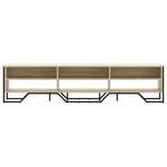 vidaXL Meuble TV chêne sonoma 180x34x41 cm bois d'ingénierie