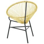 vidaXL Chaise de jardin Acapulco Résine tressée Beige