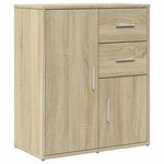 vidaXL Buffets 2 Pièces chêne sonoma 60x31x70 cm bois d'ingénierie