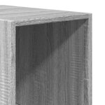 vidaXL Garde-robe sonoma gris 30x50x200 cm bois d'ingénierie