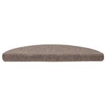 vidaXL Tapis autoadhésifs de marches 5 Pièces Crème 56x17x3 cm Aiguilleté
