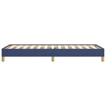 vidaXL Cadre de lit Bleu 80x200 cm Tissu