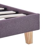 vidaXL Cadre de lit Taupe Tissu 180x200 cm