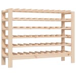vidaXL Casier à vin 109 5x30x82 cm Bois de pin massif