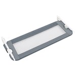 vidaXL Barrière de lit enfant Gris 102x42 cm Polyester