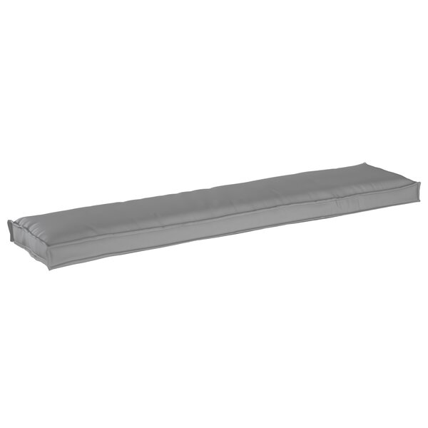 vidaXL Coussin de palette pour banc Gris 180x40x8 cm en tissu Oxford